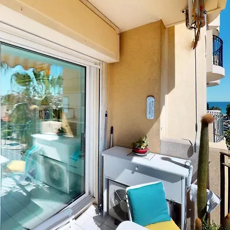 Floreale Palace - Giotto - Agreable Climatise En Etage Eleve Avec Terrasse Ensoleillee Mae-9504 * 芒通