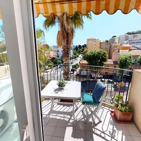 公寓 Floreale Palace - Giotto - Agreable Climatise En Etage Eleve Avec Terrasse Ensoleillee Mae-9504 芒通